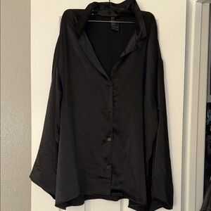 H&M Black Button Down Shirt